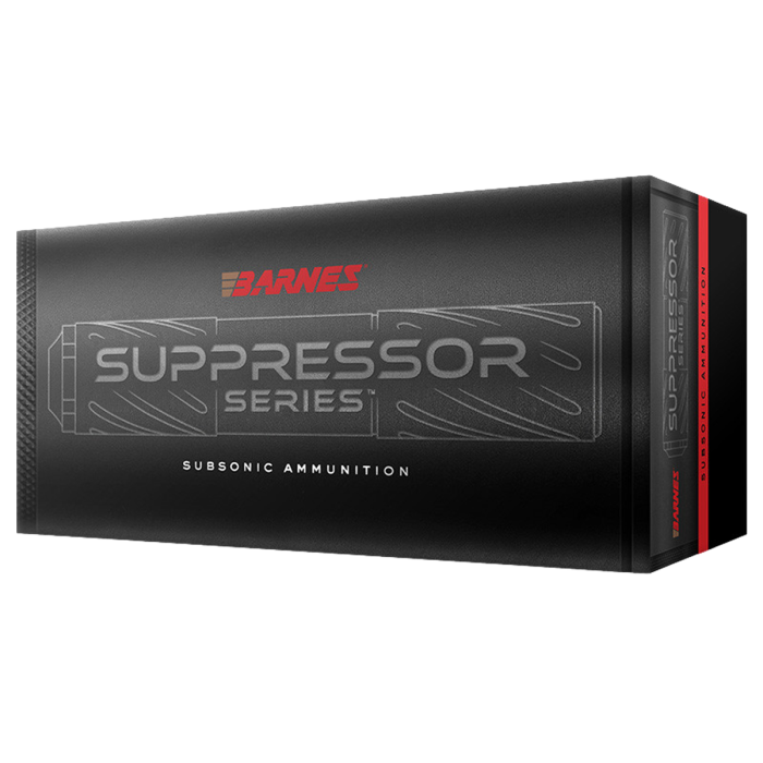 Barnes Suppressor Series 9mm Luger Subsonic Ammo 147gr Sierra JHP 20 Rounds - 32530
