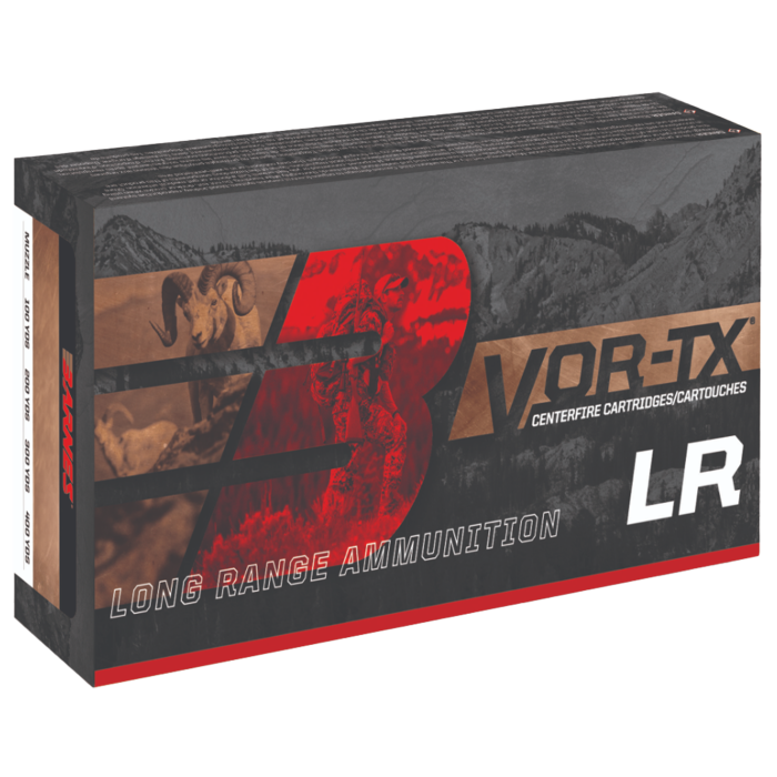 Barnes VOR-TX Long Range .300 Winchester Magnum Ammo 190gr LRX 20 Rounds - 29013