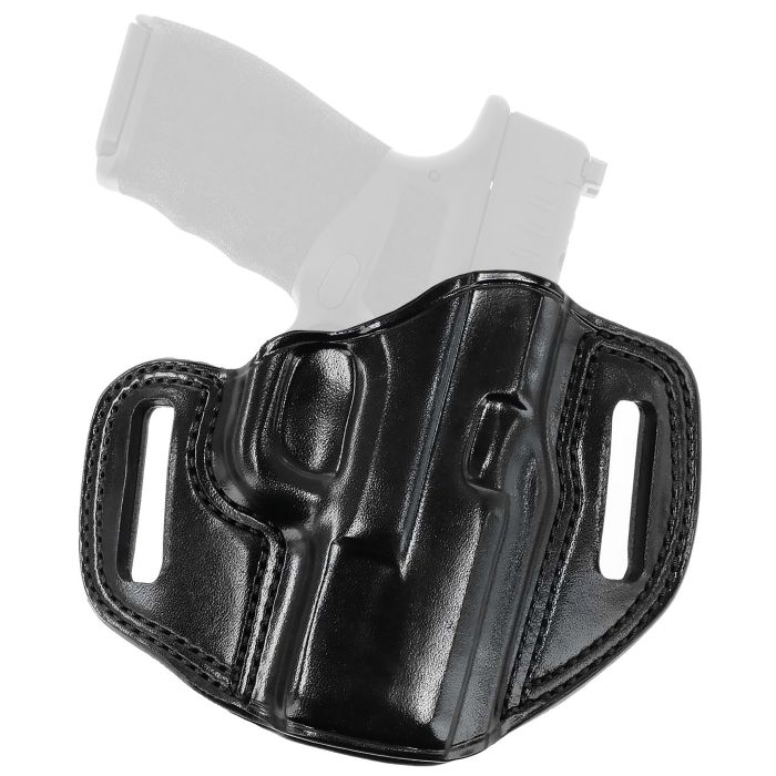 Galco Combat Master Holster For Glock 43 & Springfield Hellcat - Leather Belt Holster