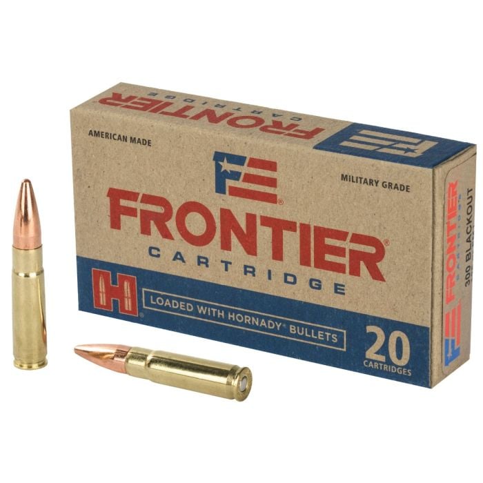 Hornady Frontier Cartridge .300 Blackout Ammo 125gr FMJ Ammo 20 Rounds - FR400