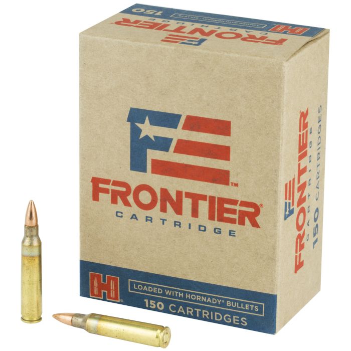 Hornady Frontier Cartridge 5.56 NATO Ammo 55gr M193 FMJ 150 Rounds - FR2015