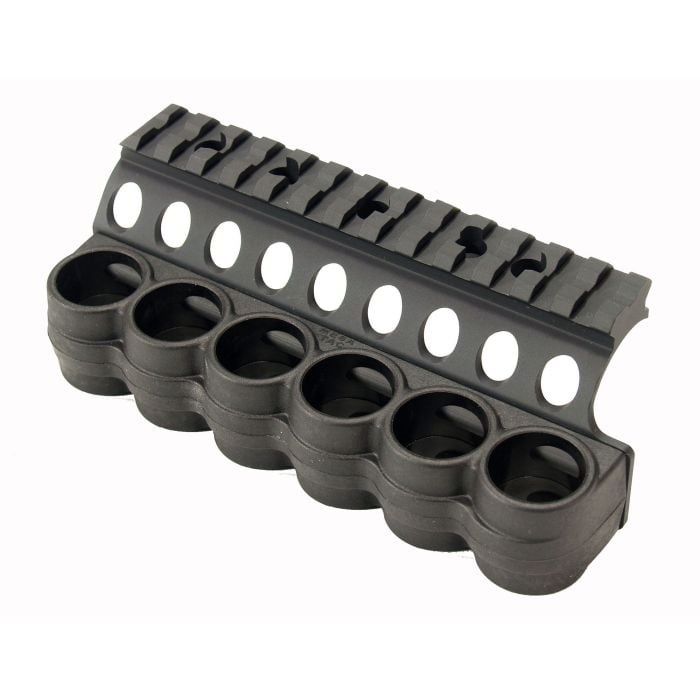 Mesa Tactical Saddle Rail 5インチ 6シェル M870 Mesa Tactical 6 Shell Sureshell Carrier and Saddle Rail for