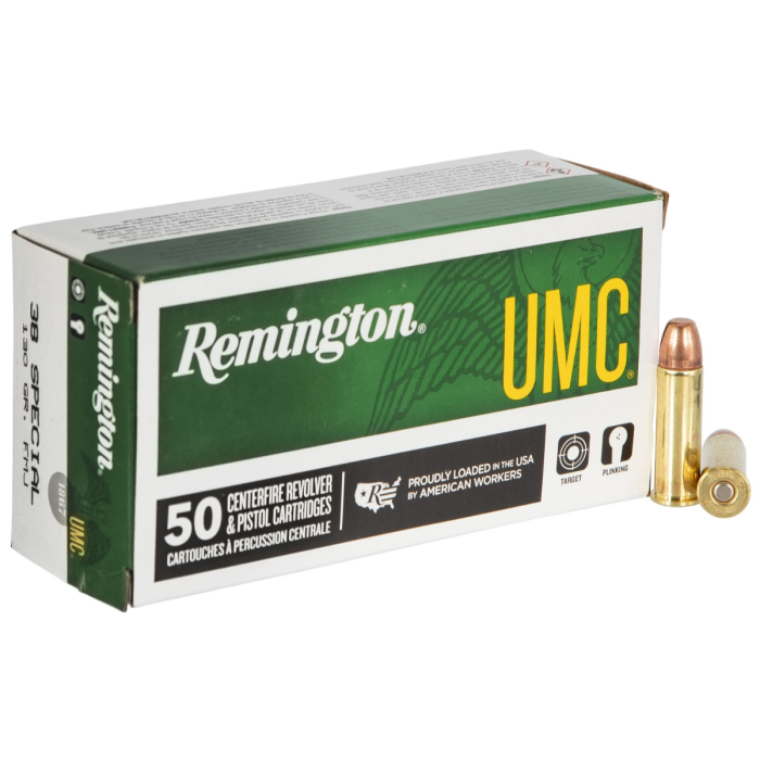Remington UMC .38 Special Ammo 130gr FMJ 50 Rounds - 23730