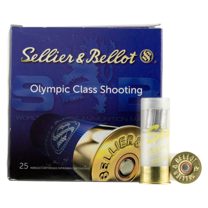 Sellier &amp; Bellot Shotgun 2.75" 12 Gauge Ammo 1oz Rifled Slug 25 Shells - SB12SLUG