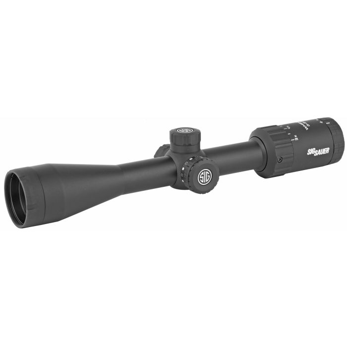 Sig Sauer Whiskey3 3-9x40mm Illuminated Hellfire Quadplex Rifle Scope