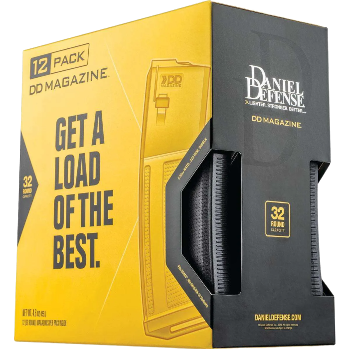 Daniel Defense AR-15 .223 / 5.56mm 32-Round Magazine - 12 Pack