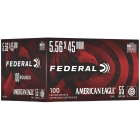 Federal American Eagle 5.56 NATO Ammo 55gr FMJ 100 Rounds