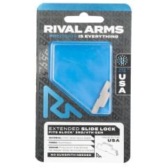 Rival Arms Extended Slide Lock Glock Gen 3 / 4 Glock 17 Pistols - Stainless