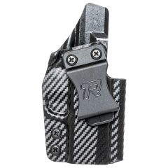 Rounded Gear Right-Handed IWB Holster for Sig P365 Pistols - Carbon Fiber