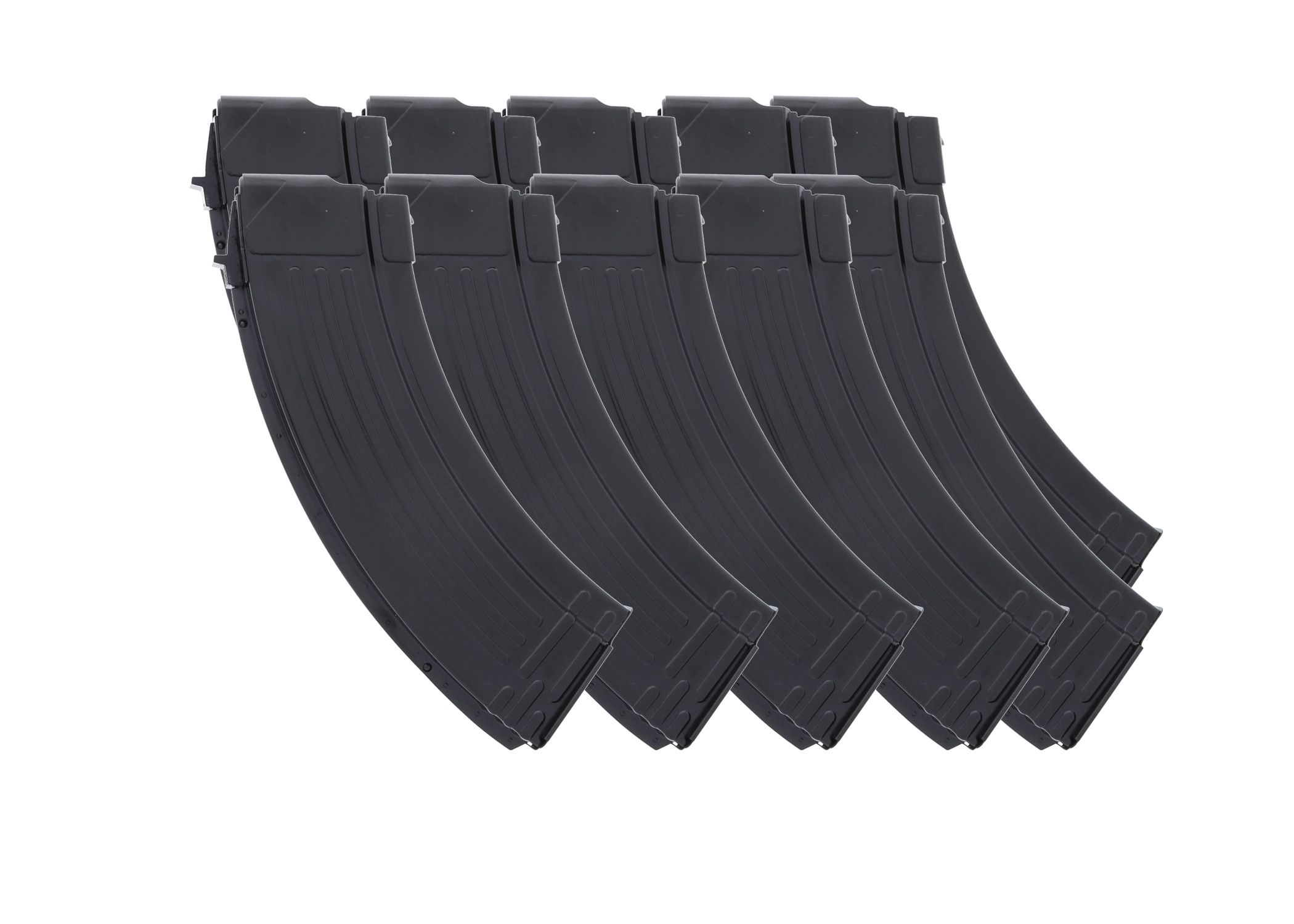10 Pack of KCI AK-47 7.62x39mm 30-Round Steel Magazines