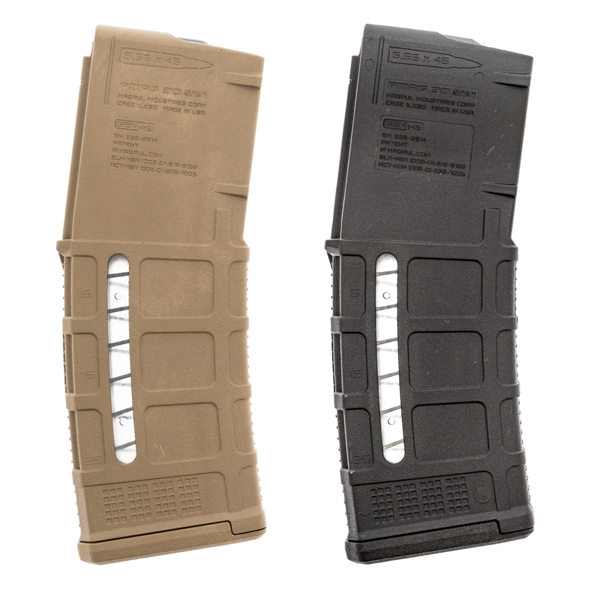 実物 MAGPUL PMAG GEN3 WINDOW 5.56 2本① magpul-pmag-gen-m3-window-ar-