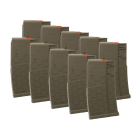 10 Pack of Hexmag Series 2 AR-10 / SR25 .308 / 7.62x51 20-Round Polymer Magazines - FDE