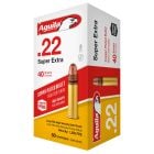 Aguila High Velocity .22LR Ammo 40gr CPSP 50-Rounds