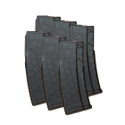 6 Pack of Hexmag Series 2 AR-15 .223 / 5.56 15/30-Round Polymer Magazines - Black
