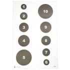Action Target Military Varied Circle Command Training Target 100-Pack