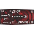 Federal American Eagle 5.56 NATO Ammo 55gr FMJ 100 Rounds