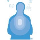 Birchwood Casey 23x35" Eze-Scorer Transitional Blue Paper Target 100-Pack