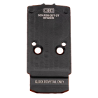 C&H Precision SIG Romeo1 Pro to RMR Optic Steel Mounting Plate with Glock Dovetail for P320 Legion, X-Series, M17, M18 Pistols