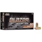 CCI Blazer Brass .40 S&W Ammo 180gr FMJ 50 Rounds