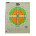 Champion Orange/Green Bullseye Scorekeeper 100-Yard Small Bore Rifle Sight-In Target 12-Pack