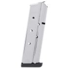 Check-Mate 1911 10mm 8-Round Stainless Steel Magazine w/ Removable Base Right