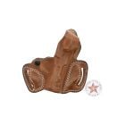 Kimber Thumb Break Right-Hand Leather Belt Slide Holster for Solo Carry 9mm - Brown