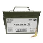 Federal 5.56x45 NATO Ammo 55gr FMJ 400 Rounds w/ Ammo Can