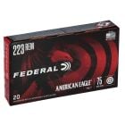 Federal American Eagle .223 Remington Ammo 75gr TMJ 20 Rounds