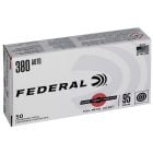 Federal Range Target Practice .380 ACP Ammo 95gr FMJ 50 Rounds