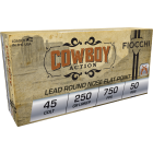 Fiocchi .45 Long Colt Ammo 250gr LRNFP 50 Rounds
