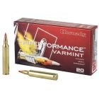 Hornady Superformance Varmint 204 Ruger 40gr V-Max Ammo 20 Rounds