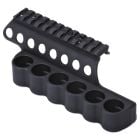 Mesa Tactical Saddle Rail 5インチ 6シェル M870 Mesa Tactical 6 Shell Sureshell Carrier and Saddle Rail for