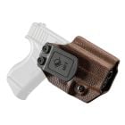 Mission First Tactical Hybrid Ambidextrous AIWB Holster for Glock 43 / 43X - Brown