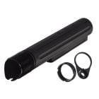 Primary Weapons Systems AR-15 Ratchet Lock Castle Nut / End Plate Set with Enhanced Buffer Tube