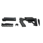 ProMag Archangel Remington Model 870 12 Gauge Polymer Tactical Pistol Grip Stock with Recoil Pad, Tri-Rail Forend and 7 Round Shell Carrier