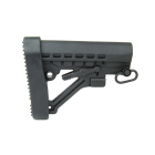 TacFire AR-15 6-Position Mil-Spec M4 Stock w/ Pad and QD Sling Swivel