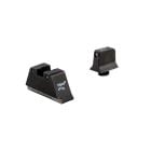 Trijicon Tritium Suppressor Height Sights Glock 20 / 21 / 41 Black Front & Rear
