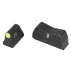 XS Sight Systems DXT2 Suppressor Height Green Tritium Night Sights for Glock 17, 19, 22, 23 Pistols