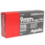 Aguila 9mm Luger Ammo 115gr FMJ 50 Rounds - 1E097704