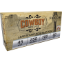 Fiocchi Cowboy Action .45 Long Colt Ammo 250gr LRNFP 50 Rounds - 45LCCA