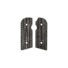 Kimber Solo Carry Checkered Black / Gray Micarta Grips