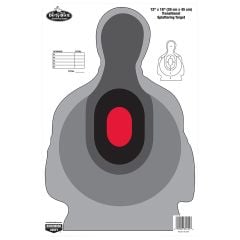 Birchwood Casey Dirty Bird Transitional 12"x18" Paper Target 100-Pack