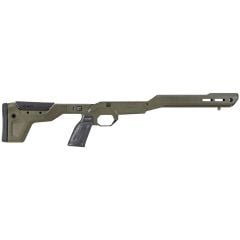 MDT HNT-26 AICS Magazine M-LOK / ARCA Rifle Chassis w/ Folding Stock for Remington 700 SA - Cobalt Green