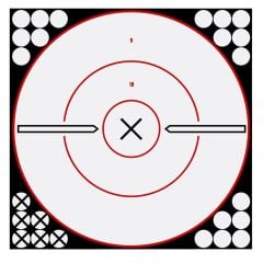 Birchwood Casey 12" Shoot-N-C Bullseye Target-White - 5 Pack