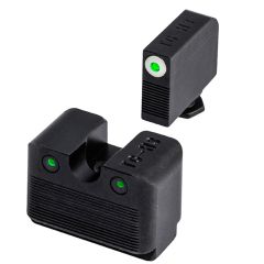TruGlo Tritium Pro Suppressor Height Night Sights For Glock MOS White