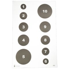 Action Target Military Varied Circle Command Training Target 100-Pack