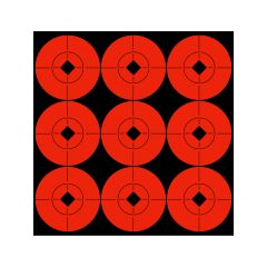 Birchwood Casey 2" Target Spots Target 10-Pack - Orange