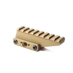 Unity Tactical FAST Absolute Riser Full Co-Witness Red Dot Mount - FDE