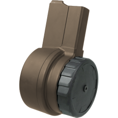 Warrior Systems AR-15 .223 / 5.56 50-Round Drum Magazine - Midnight Bronze
