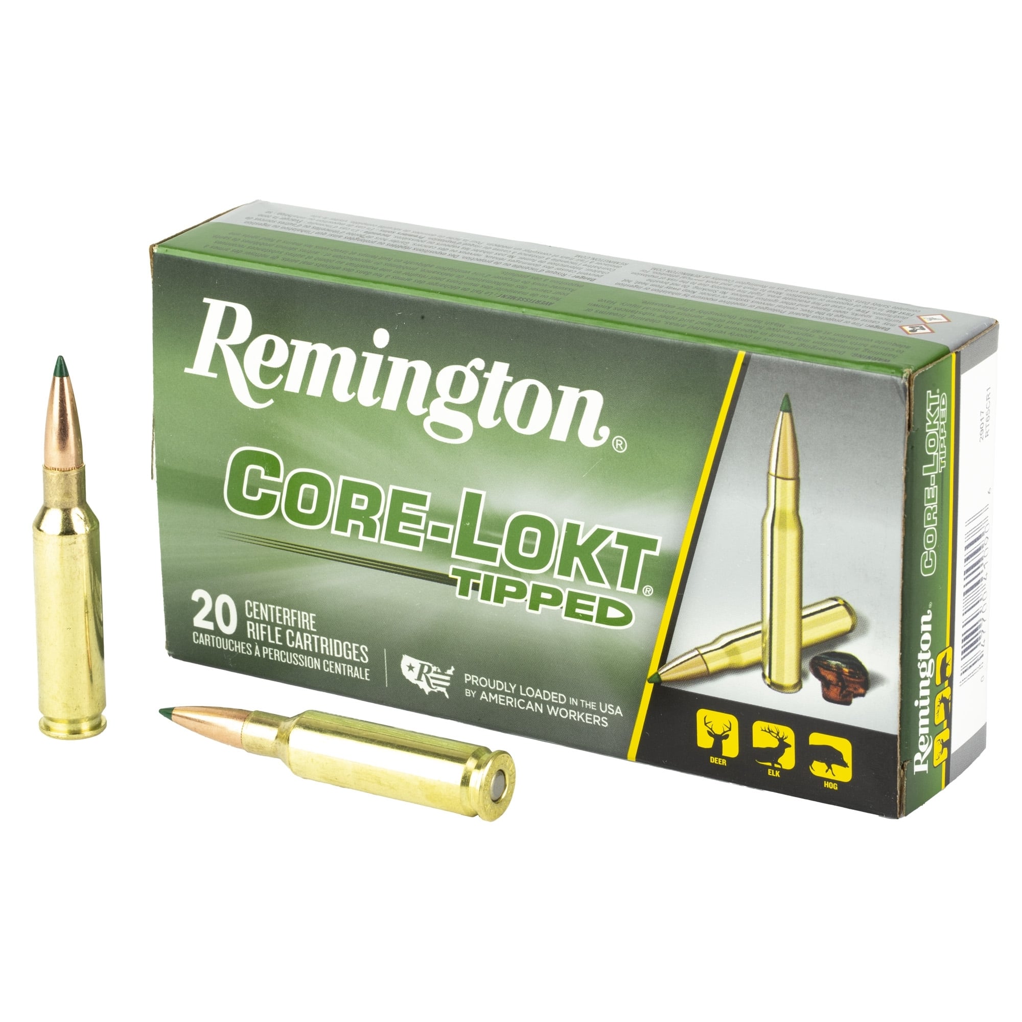 Remington Core-Lokt Tipped 6.5mm Creedmoor Ammo 129gr PT 20 Rounds